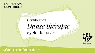 Certificat en Danse-Thérapie : séance d'information