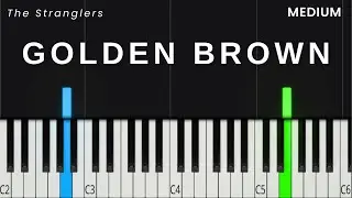 Golden Brown - The Stranglers | Medium Piano Tutorial