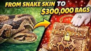 From Snake Skin to ₹30,00,000 Luxury Bag | Amazing Factory Process