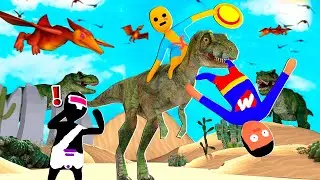 😂 VIAJAMOS AL PASADO EN LA PLASTILINA TROLL 🦖