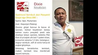 Testimoi Sakit Ginjal Wasilah Sembuh dgn Produk Dixie XNI