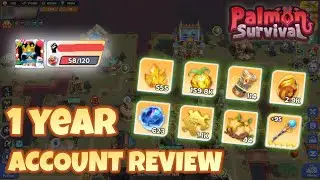 1 Year Old Account REVIEW in Palmon Survival 💰