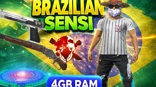 Free Fire OB52 Update 🔥 4GB RAM Brazilian Sensi = 100% Headshot Freestyle 😈