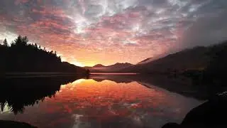Stunning Sunset Over the Snowdon Massif, Snowdonia