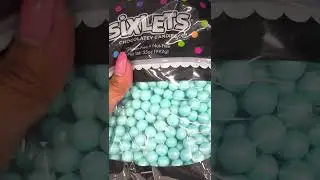 MOST SATISFYING 🌈 SIXLETS CHOCOLATEY CANDY YUMMY #short #satisfying #shortvideos