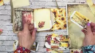 Free September Junk Journal Kit Part 4 More Page Spread Ideas - Join the craft-along