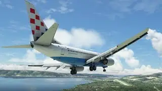 Approach to Split : LDSP VOR-B Circling to Rwy23