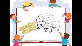 HOW TO DRAW HEDGEHOG | STEP BY STEP | EASY DRAWING FOR KIDS #SHORTS