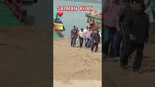 Salman khan💪💪 entry Manori Beach 🏖🏖 #viral #video