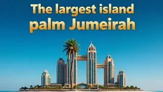 The largest island|In UAE|which have date 🌴 tree shape |Palm Jumeirah| #palmjumeirah #facts 