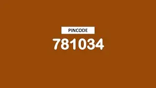 Pincode 781034 - Odalbakra, Saukuchi & More