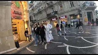 Baku Targovu walkings in 4k 60 fps
