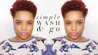 Simple Wash & Go | TWA Natural Hair w/ Shea Moisture