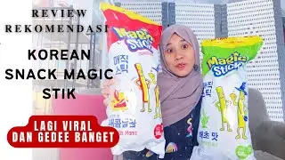 Review korean snack Viral di tiktok Magic stick, cemilan nonton drakor 