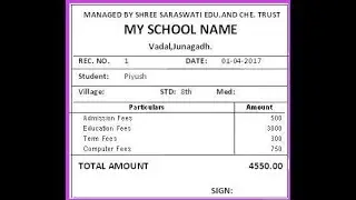 How To Set Fees Head