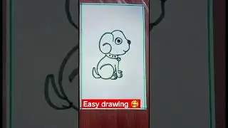 how create a dog drawing 🐕🐕।। dog easy drawing।। #shorts #drawing #dog #animal #atckbasicedu