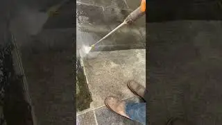 Power Washing a Filthy Patio Until It&rsquo;s Like New
