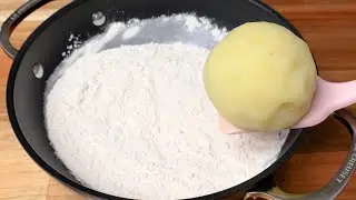Только картошка и мука! Это так просто и вкусно, что я готовлю это 3 раза в неделю!