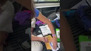 Demo tagging monarch butterfly with CTT BlūMorpho tag