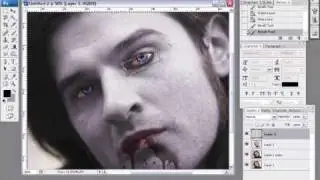 Mauro Marin - Grande Fratello 10 - Photoshop Vampire Experiment