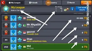 8ballpool My League Top Trick Easy 200 Cash in 8ballpool trick 2020