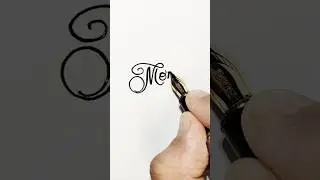 MOM Calligraphy | Emotional Handwriting Art | #shorts