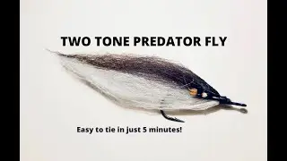 Two Tone Pike Fly: Really easy to tie pattern for pike and predator fishing!