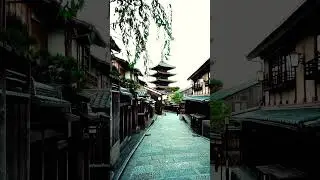Kyoto Street Japan #fyp #japanese #kyoto  #street #tower #pagoda #vlog #silence #viralshorts