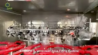 4,000BPH 3L Ultra Limpio Jugo M&aacute;quina Llenadora 720P