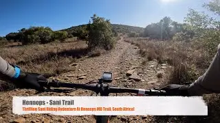 Riding Sani Trail Section at Hennops MTB Trail - South Africa