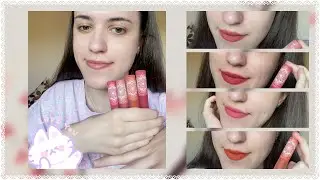 [MML] [Rujurile mele mate part.1] Swatch-uri BLACK ROUGE Cream Matt Rouge CM13, CM14, CM15, CM16 ENG