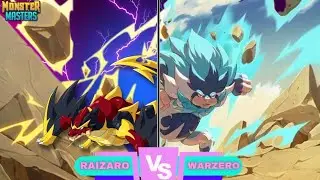 WHO WILL WIN? | RAIZARO vs WARZERO 1v1🔥 | Monster Masters Gameplay
