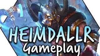 SMITE Heimdallr Gameplay - He YEETS! HARD-Hitting Basics! - First Look