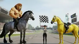🐱 Skinny Cat Wins Horse Racing Championship &ndash; From Weak to Hero | Emotional Story 🏆