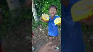Outdoorfood Wow U Are So Kind All Bro Share Fafa Jelly In Forest #survival #camping #forest #outdoor