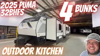2025 Puma 32BHFS | Model z ł&oacute;żkiem piętrowym i kuchnią na świeżym powietrzu!