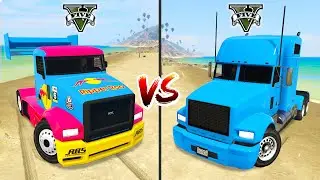 Race Semi Truck vs Normal Truck in GTA 5 - which is best?