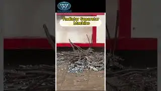 Air Conditioner Radiator Separator Machine Copper Aluminum Radiator Separator #shorts #radiator