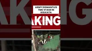 Indian Army Dismantles TMC Stage in Kolkata, Mamata Slams BJP | India Today