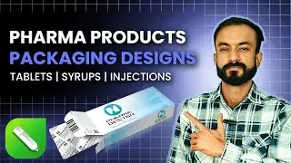 Pharma Packaging Design in CorelDRAW: Step-by-Step Guide for Beginners