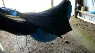 Underground Quilts 40 Degree Zeppelin on the hammock part 1