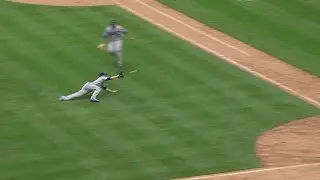 LAD@NYM: Howell springs off mound to foil sac bunt