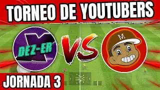 DEzXeR vs ElMaca03 | Torneo de YouTubers: JORNADA 3 | eFootball Mobile