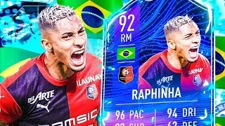 ULTIMATE TOTS SBC OR THIS?! 🤔 92 MOMENTS TOTSSF RAPHINHA PLAYER REVIEW! - FIFA 20 Ultimate Team