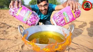 Center Fruit VS Hot Oil | What Will Happen? ||#crazy xyz fan's channel