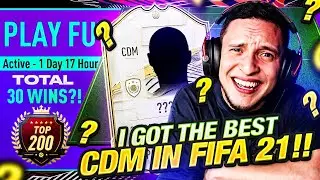 OMG I GOT THE BEST CENTER MIDFIELDER IN FIFA 21!! PRO FUT CHAMPS HIGHLIGHTS! ROAD TO 30-0 TOP 200!
