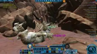 SWTOR CLASS MISSION JEDI KNIGHT recover a key from flesh raiders warmmaster