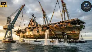 Recovering a WWII Aircraft Carrier From The Ocean Floor | The Most Dangerous Salvage Ever