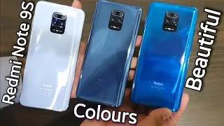 Redmi Note 9S All colours Grey Blue White