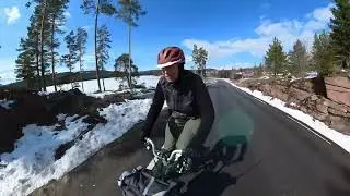 P&aring; sykkel Harestua, Stryken mot rv4